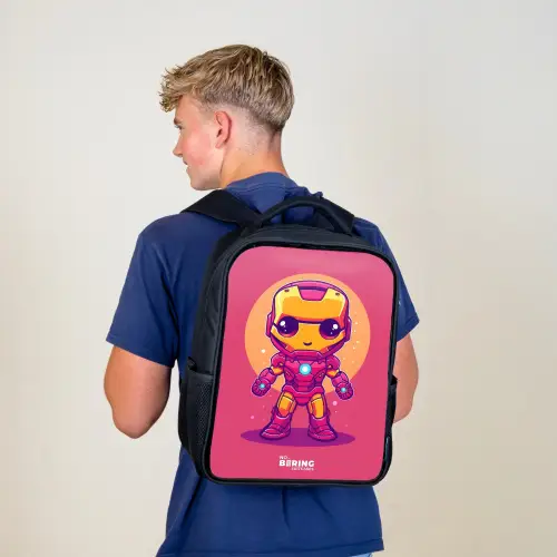 Roze ranger Rugzak - Zwart middel -sfeer8