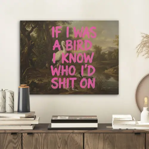 Klassiek - Humor - Roze PET vilt klein -sfeer1
