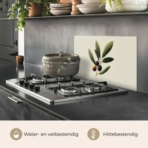 Olijftak - Donkergroen - Olijven keuken achterwand spatscherm klein -usp_NL