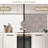 Licht - Grijs - Textuur keuken achterwand 2 middel 871 -voor-na2_DE