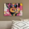 Portret - Vrouw - Abstract - Zonnebril canvas 2cm klein -sfeer3