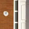 Panterprint rand - Modern Naambord Organisch middel -sfeer3
