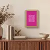 Focus on the good - Roze - wit Light Box met kabel (Tafellamp) klein -sfeer2