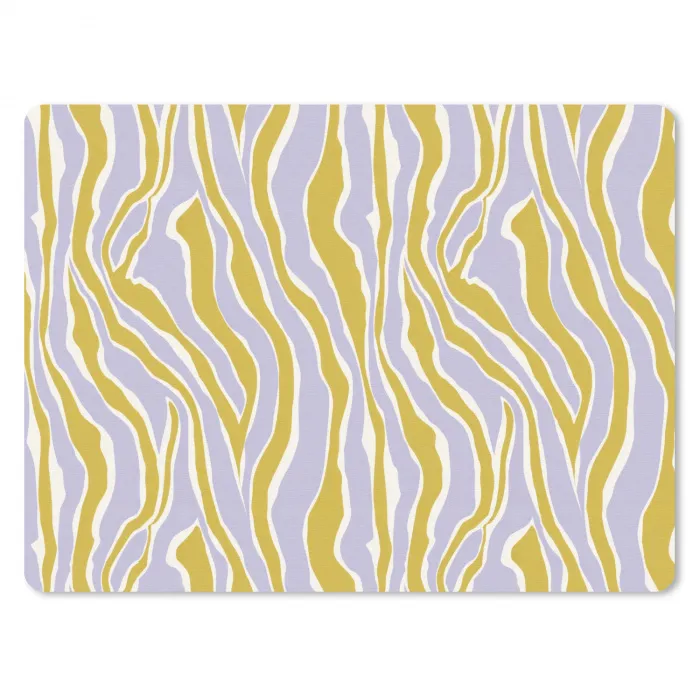 Zebra - Modern - Meerkleurig muismat rubber klein 262 -3d