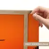 Zonsondergang - Vliegtuig - Oranje - Zon Light Box met batterij (Wandlamp) middel -USP_websiteprintNL