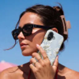 Illustratie - Bloemen - Blauw Toughcase MagSafe Apple iPhone 17 klein -Sfeer2V