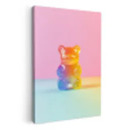 Pastel - Snoep KitchenYeah - Keuken - Canvas klein -3d
