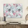 Inductie beschermer - Bladeren - Pastel - Jungle - Afdekplaat voor kookplaat plexiglas 5mm klein -sfeer1