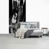 Hardloopschoenen - Rennen - Druppels - Zwart fotobehang vinyl groot -slaapkamer