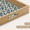 Tegel - Patroon - Blauw - Beige Dienblad Rechthoek middel 911 -USP_HandgreepES