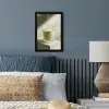 Matcha - Glas - Groen - Minimalistisch fotolijst zwart zonder passe partout klein -sfeer3