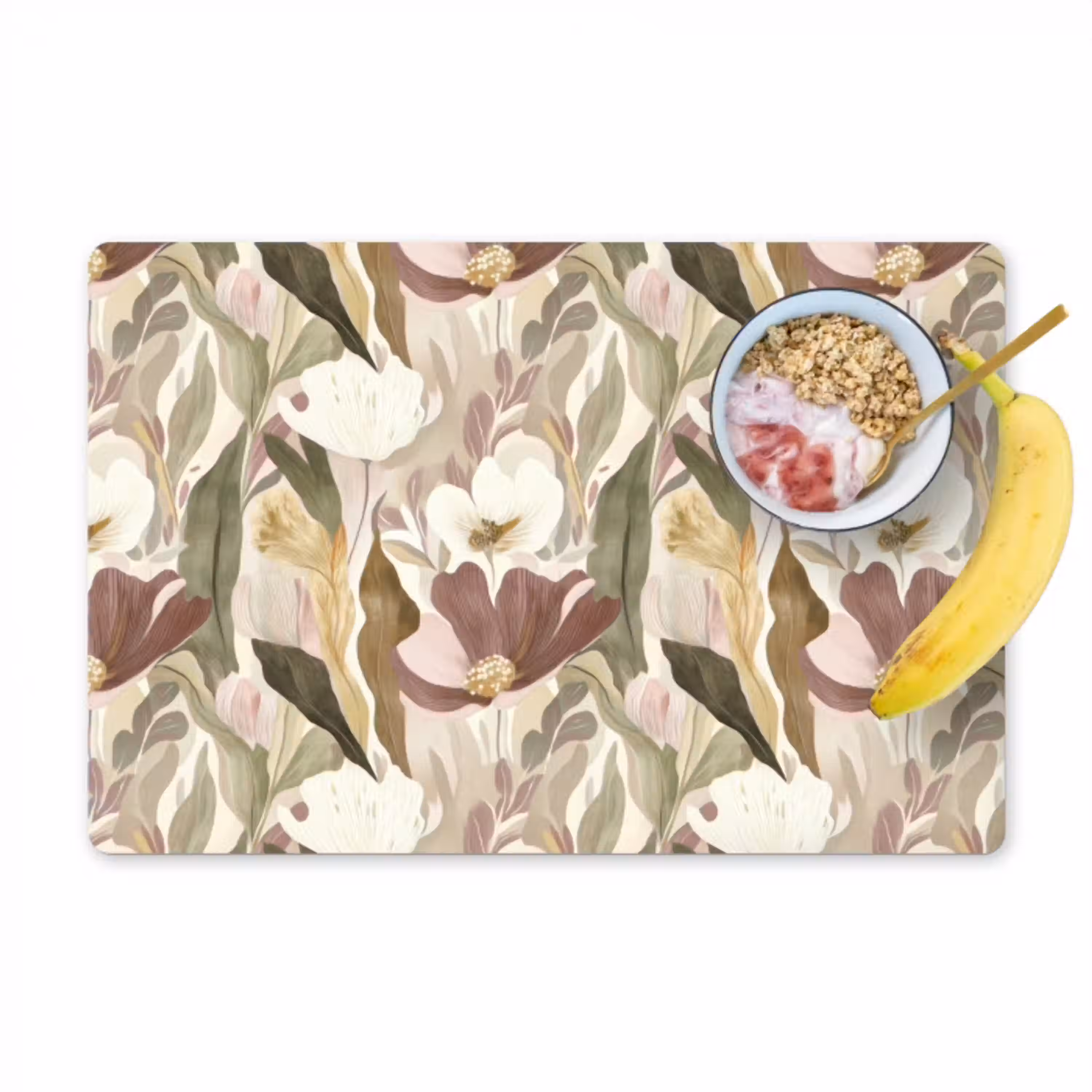 Bloemen - Aquarel - Kleurrijk Placemat vinyl groot 368 -zzzproduct_Kitchenyeah-website