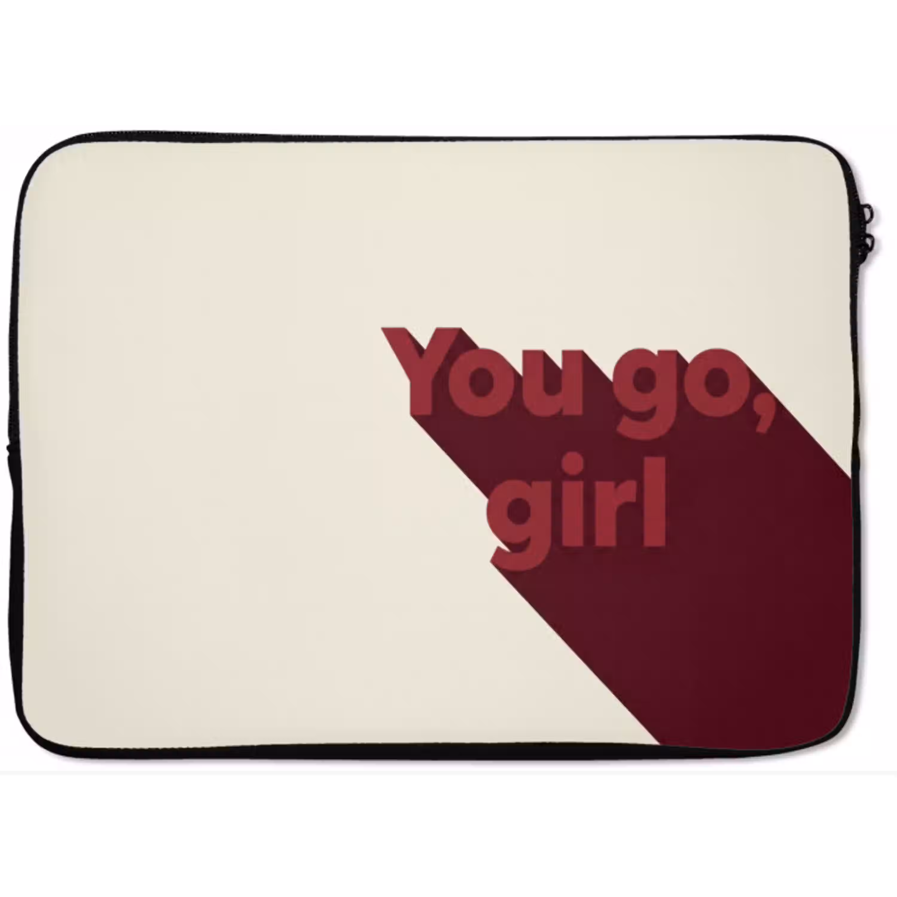 you go girl - 3D - Rood laptophoes neopreen klein -zkaufland3dotto