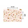 Terrazzo -  Patroon - Kleurrijk - Zalm Placemat vinyl groot 368 -specs