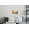 Strand - Duinen - Zonsondergang Muursticker klein -slaapkamer