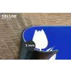 Tulp - Minimalistisch - Bladeren - Wit Placemat vinyl groot -closeup