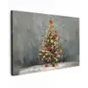 Kerstboom - Cadeaus - Rood - Goud canvas 2cm klein -z3d