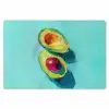 Avocado - Groen - Pit - Schaduw Placemat vinyl groot -zzsfeer1_Kitchenyeah-website