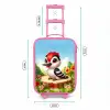 Specht op en boomstronk Kinderkoffer - Roze klein -productfoto_formaten