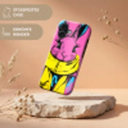 Konijn - Felroze - Sjaal - Abstract Toughcase MagSafe Apple iPhone 17 klein -USP_RandenV_DE