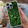 Groen - Bladeren - Kartel - Zonlicht Hoesje iPhone 16 Pro Max met koord klein -sfeer3