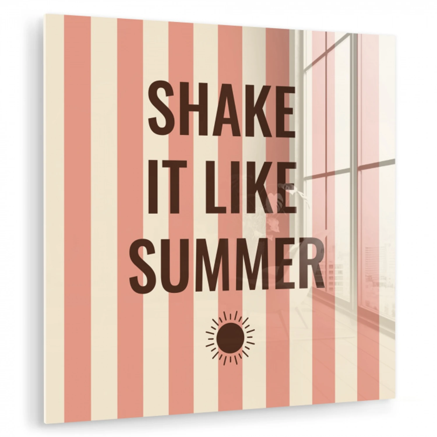 Zomer - Quote - Strepen plexiglas 5mm klein -zzzproduct_nieuw