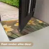 Bloemen - Geel - Wazig Deurmat klein -USP_NL