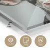 Koe - Zwart - Wit - Kok plexiglas 5mm klein -sfeer2