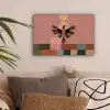 Illustratie - Vogel - Vlakken - Kleurrijk canvas 2cm klein -sfeer1