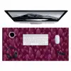 Bladeren - Patroon - Burgundy Muismat XXL klein 681 -3d