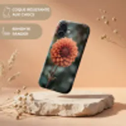 Dahlia - Bloem - Natuur - Sfeervol Toughcase MagSafe Apple iPhone 17 klein -USP_RandenV_FR