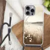 Meer - Water - Natuur - Beige Hoesje iPhone 16 Pro Max met koord klein -sfeer4