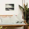 Zee - Rotsen - Storm tuinposter los doek klein -sfeer7
