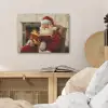 Kerst - Kerstman - Winter - Open Haard PET vilt klein -sfeer3