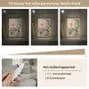Roze kuifkaketoe - Tak met vruchten - Bladeren Light Box met kabel (Tafellamp) klein -USP_dimbaarNL