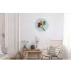 Lollys - Schaduw - Drie - Blauw Wandcirkel aluminium klein -woonkamer