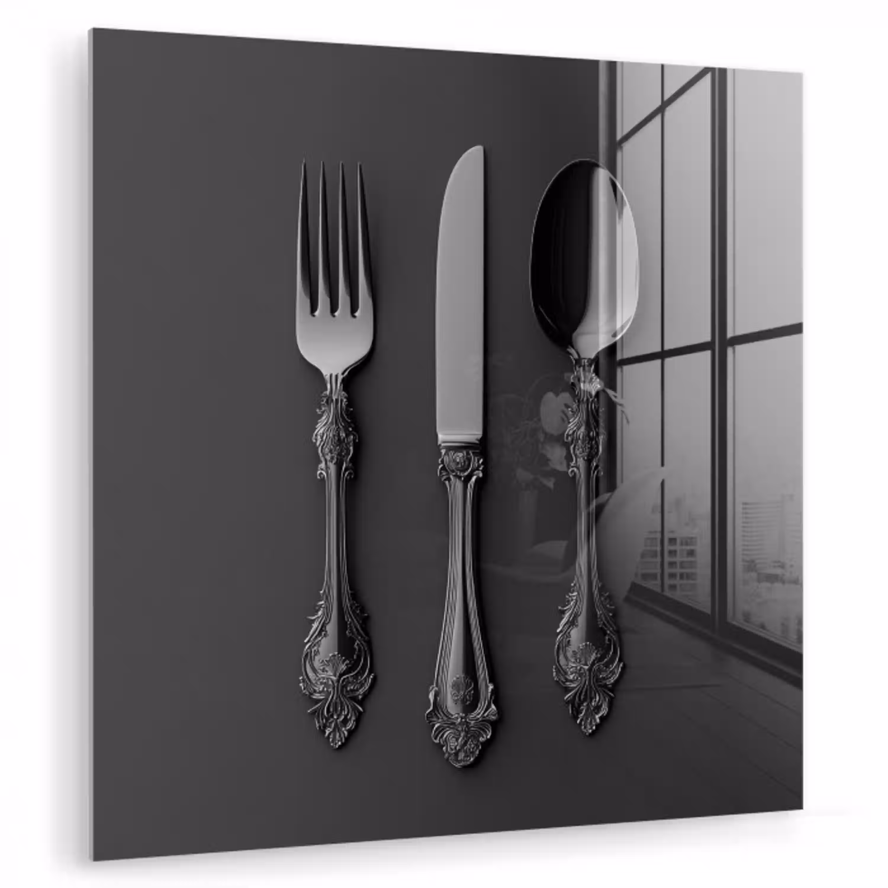 Bestek - Zwart plexiglas 5mm klein -zzzproduct_nieuw