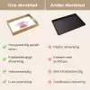 Cadeau - Strik - Tekst - Roze Dienblad Rechthoek middel -USP_VergelijkingNL