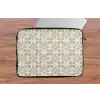 Tegel - Motief - Beige laptophoes neopreen klein 279 -tafel