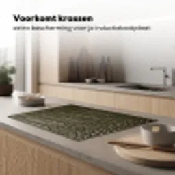 Krokodillenleer - Structuur - Groen Inductie beschermer vinyl 3mm klein -sfeer1