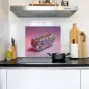 Hotdog - Steentjes - Glitters - Paars Inductie beschemer met haakjes middel -sfeer2