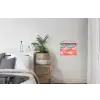 Golven - Kleurrijk - Abstract textielposter latten blank klein -woonkamer
