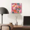 Roze - Bloemen - Wit - Oranje plexiglas 5mm klein -sfeer6