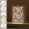 Zomer - Vlinder - Roze - Geel Light Box met kabel (Tafellamp) klein 925 -USP_NL