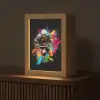 Graffiti - Sport - IJshockey - Hockey Light Box met kabel (Tafellamp) klein -z3d_website
