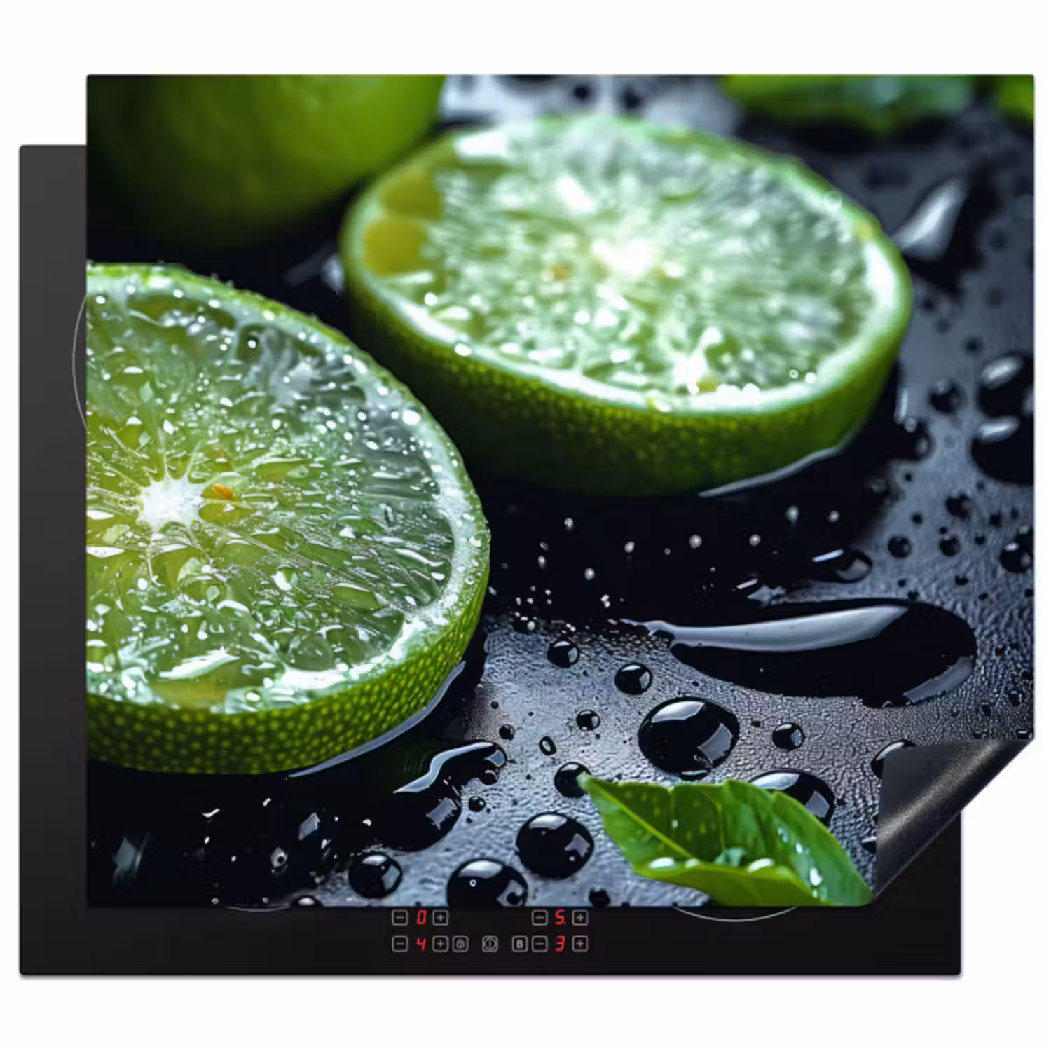 Inductie beschermer - Fruit - Limoen - Groen - Water