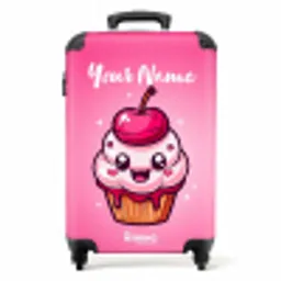 Carrie cupcake NBS - Handbagage koffer - Kinderen Unisex middel -productfoto_recht