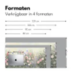 Bloemen - Tuin - Natuur - Kleurrijk Muismat XXL klein -sfeer5