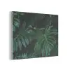 Monstera -  Inductie beschermer - Bladeren - Tropical - Afdekplaat voor kookplaat PET vilt klein -3d