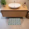 Tegel - Patroon - Blauw - Beige Badmat klein 997 -sfeer1